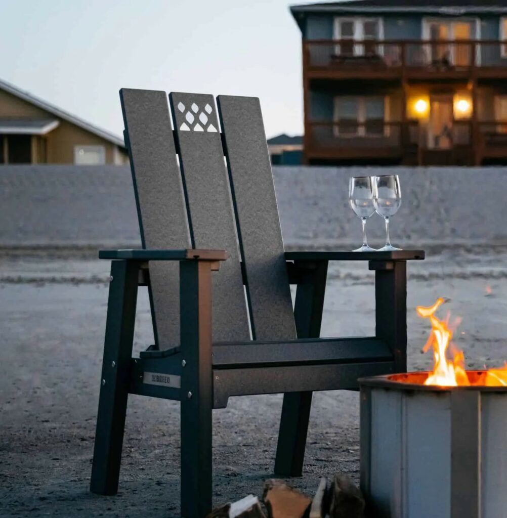 Chair and Fire Pit — Clinton, NY — CNY Custom Concrete & Masonry