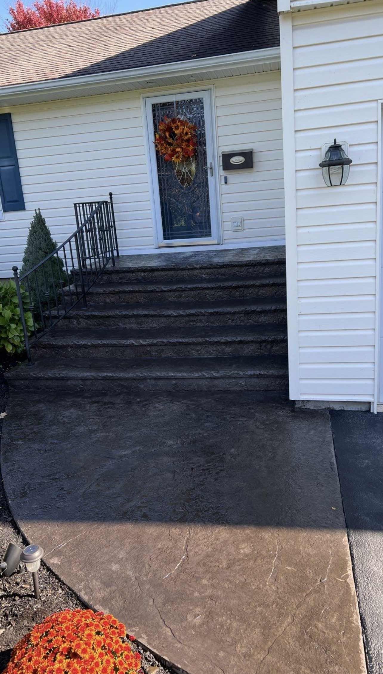 Elegant Entrance Stair — Clinton, NY — CNY Custom Concrete & Masonry