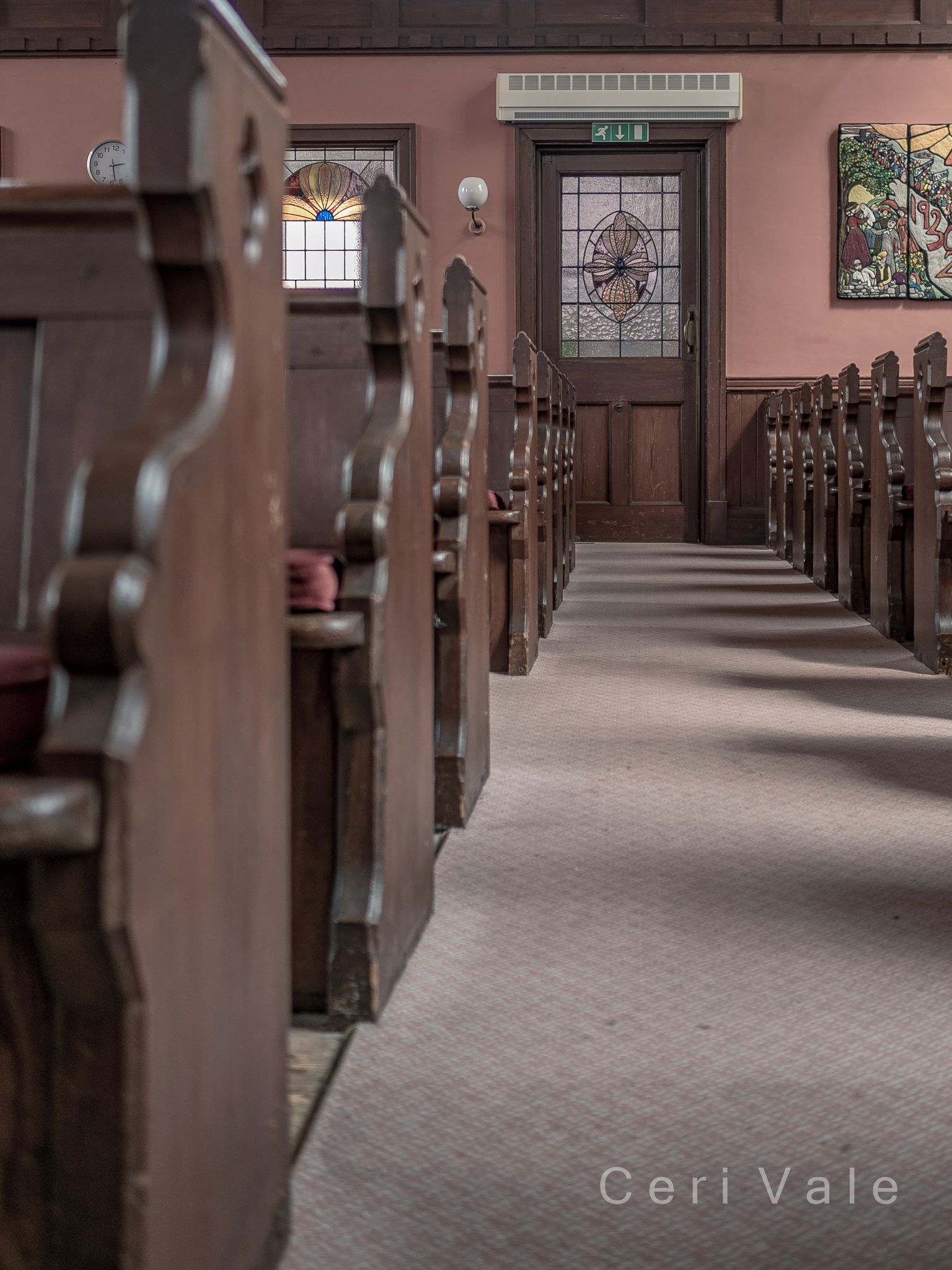 A photo of a church taken by geri vale