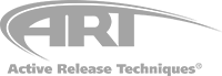 ART logo with “Active Release Techniques” in gray and white
