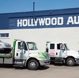 Two White Trucks — Detroit, MI — Hollywood Auto