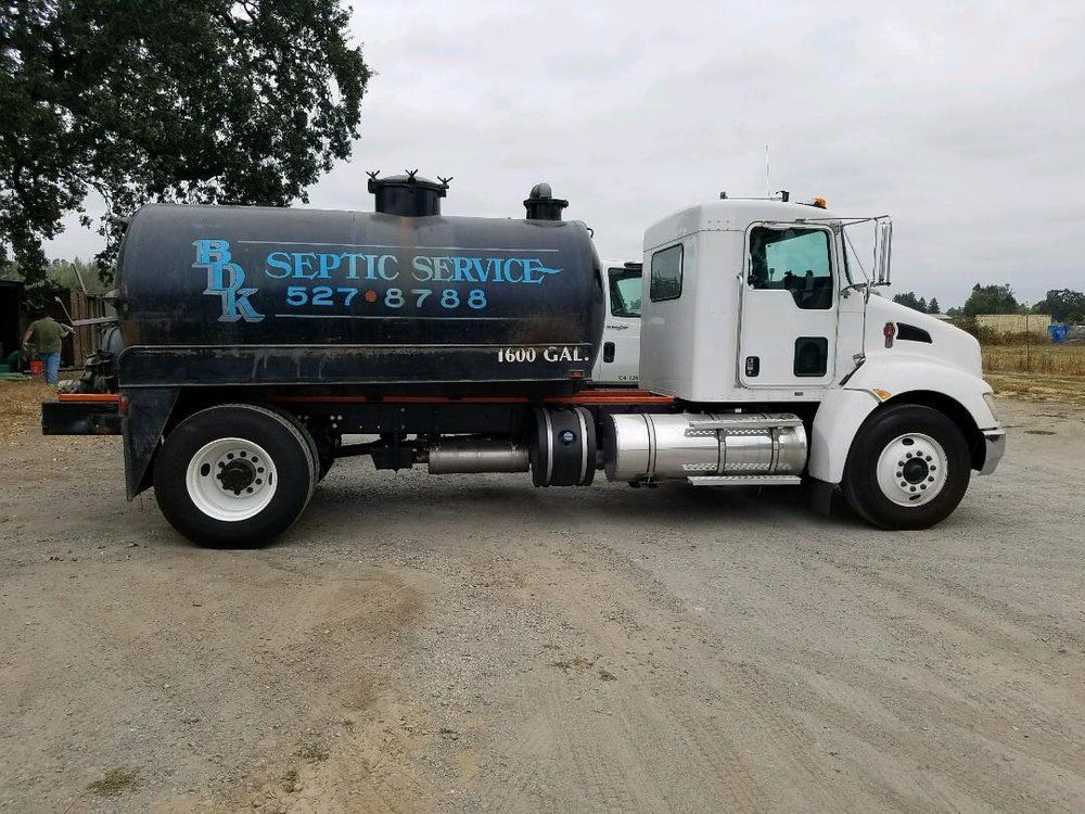 Septic Tank Maintenance Vehicle — Santa Rosa, CA — BDK Septic Service