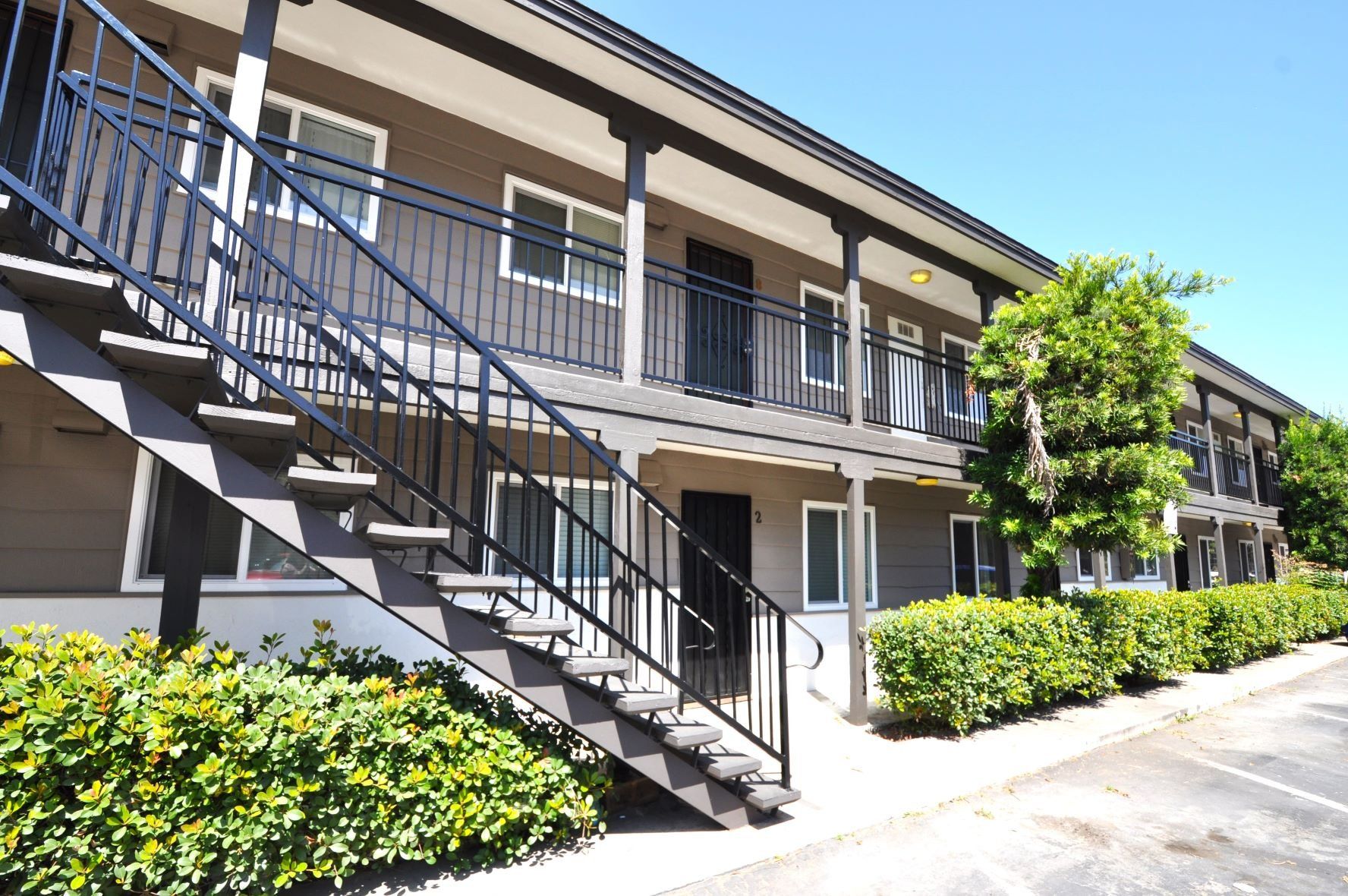 Park Way Apartments staircase