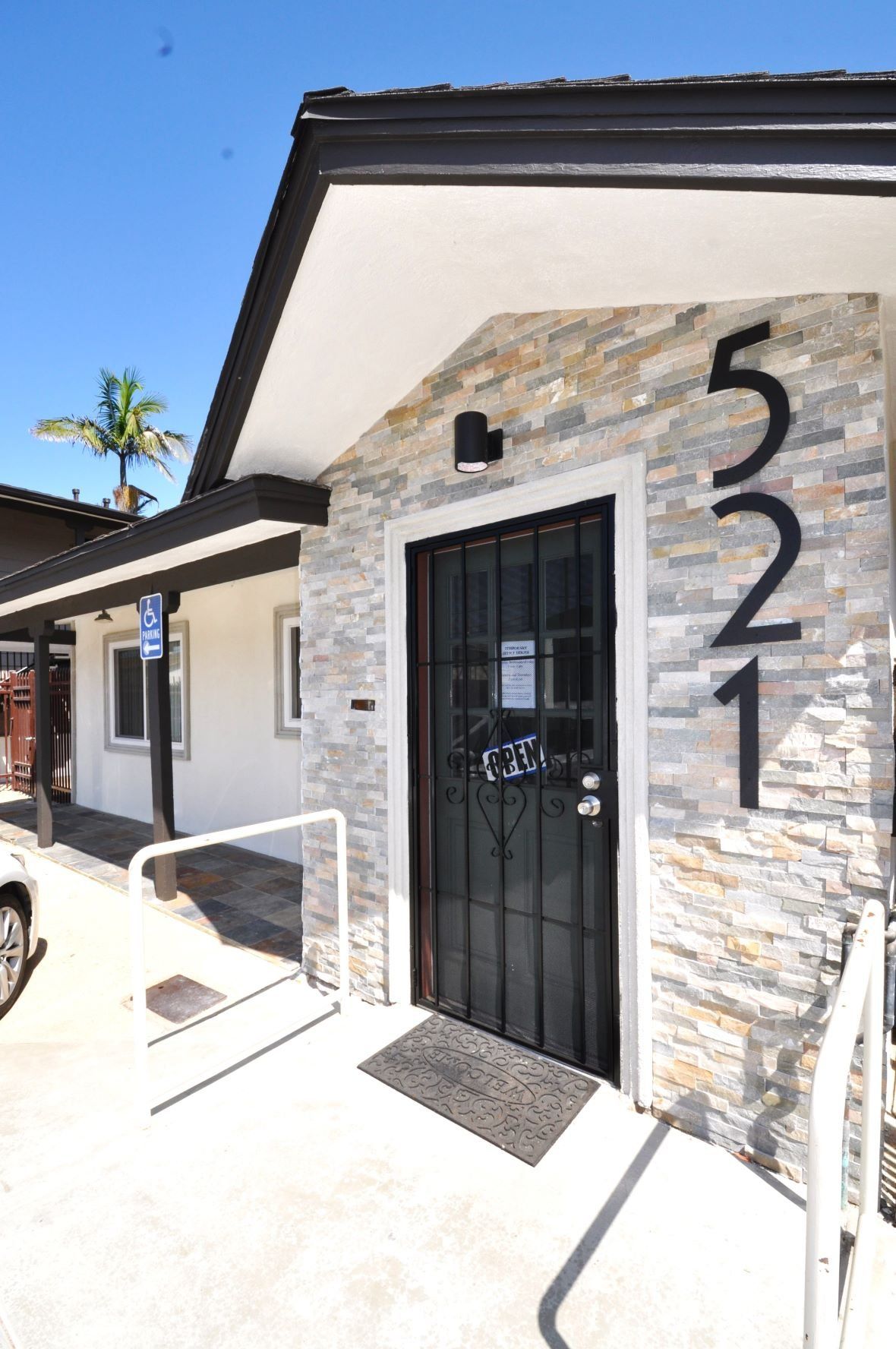 Park Way Apartments door