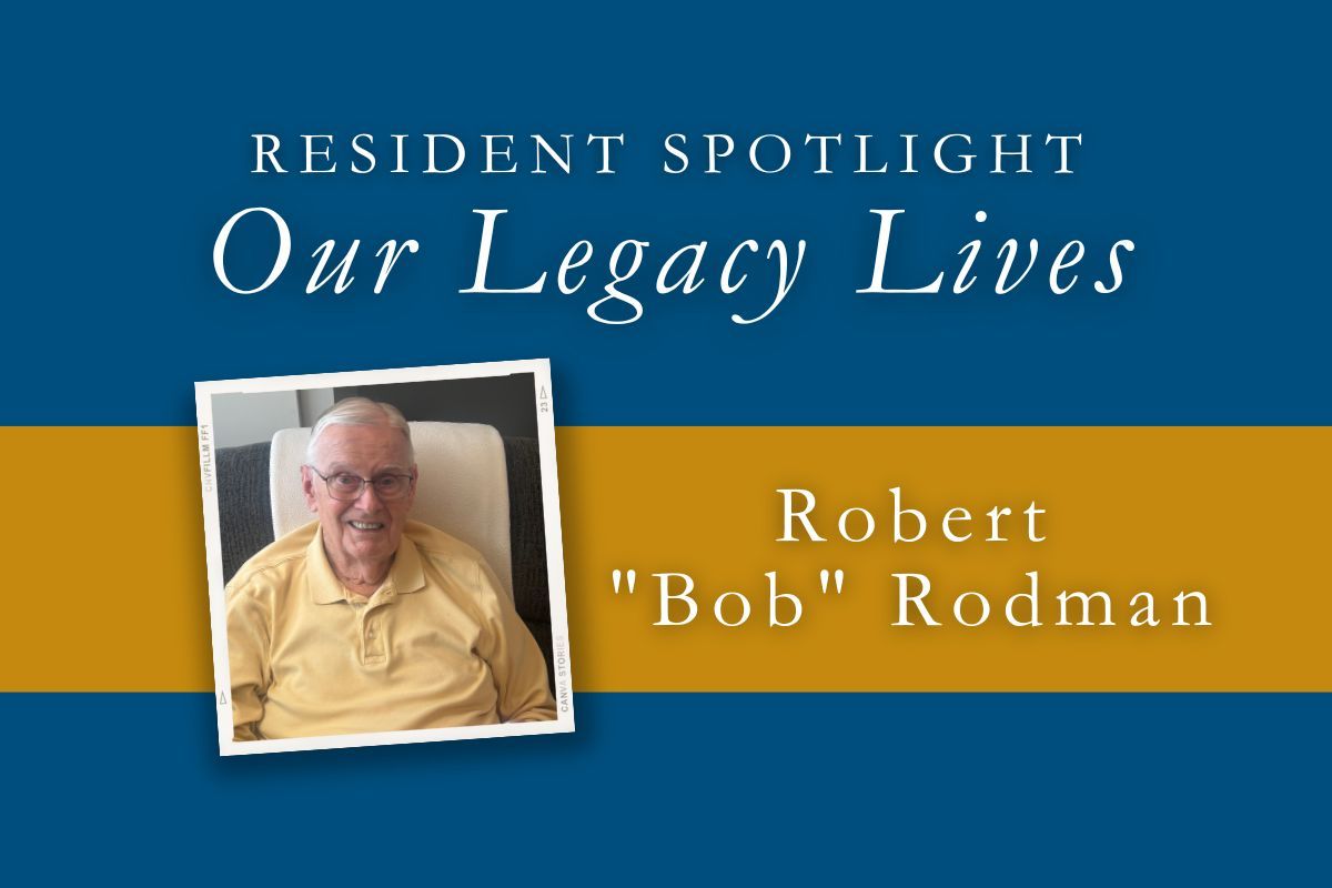 Robert rodman is a resident spotlight for our legacy lives