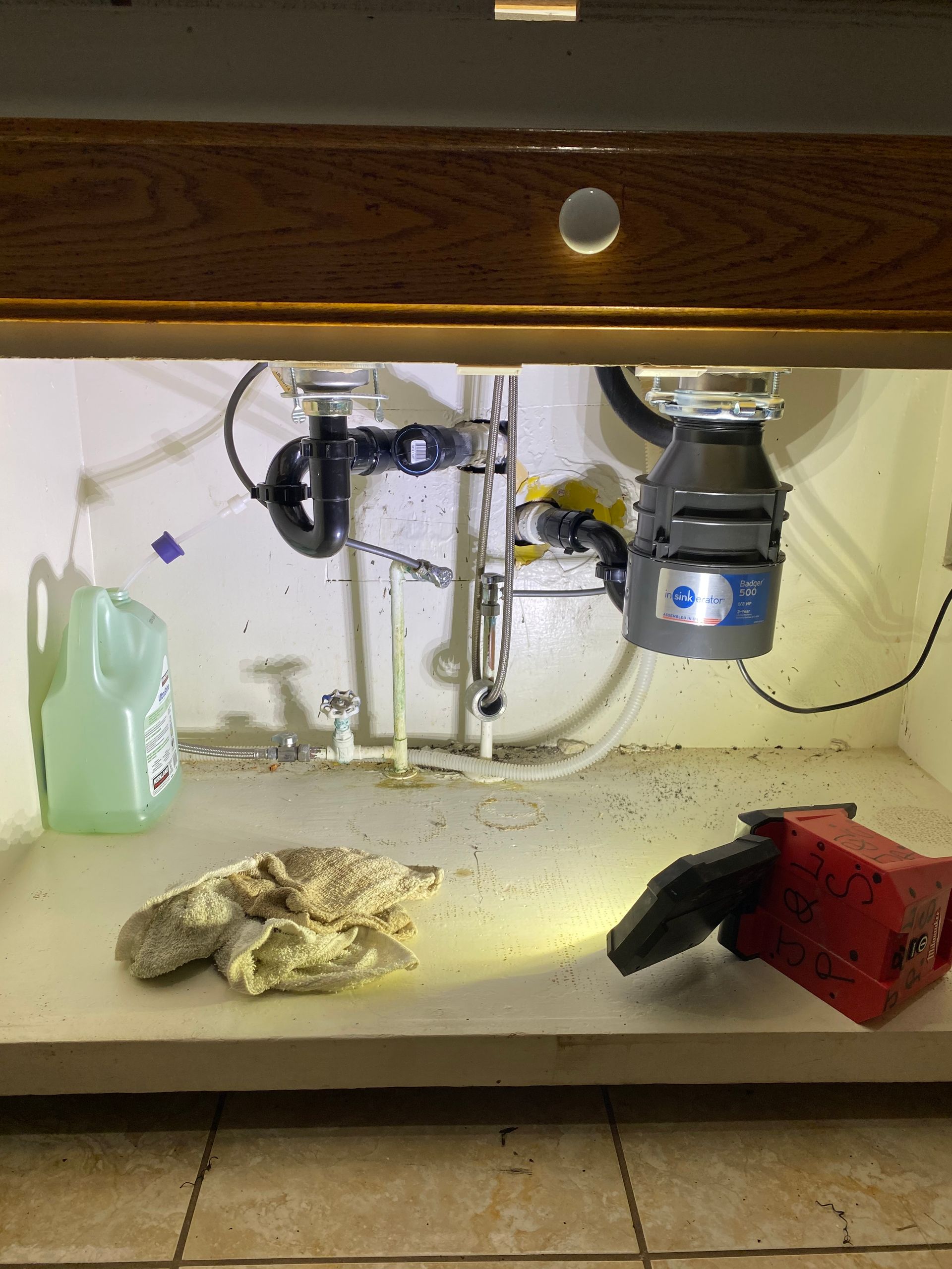 There Is a Garbage Disposal Under the Sink in The Kitchen.