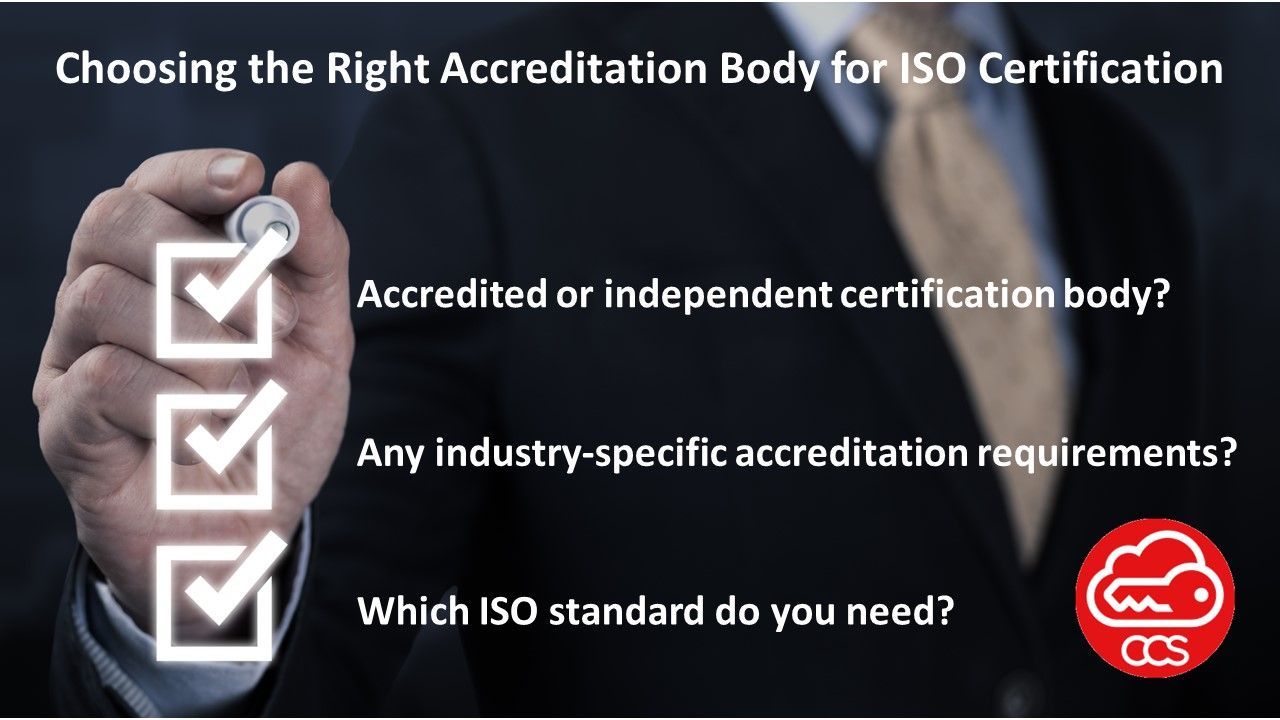 UKAS, or Independent ISO Certification?