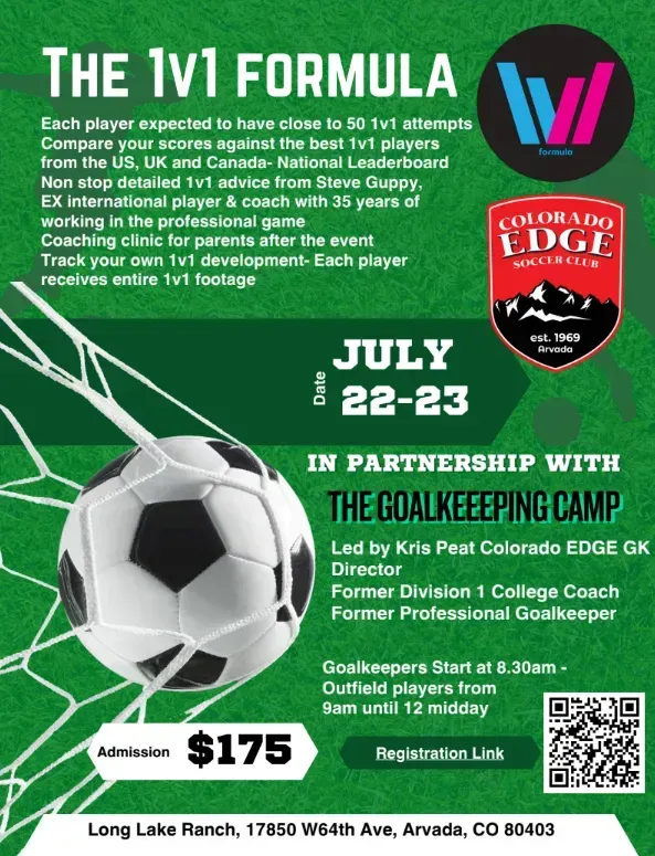 Goalkeeper, EDGE, soccer, Arvada, Golden