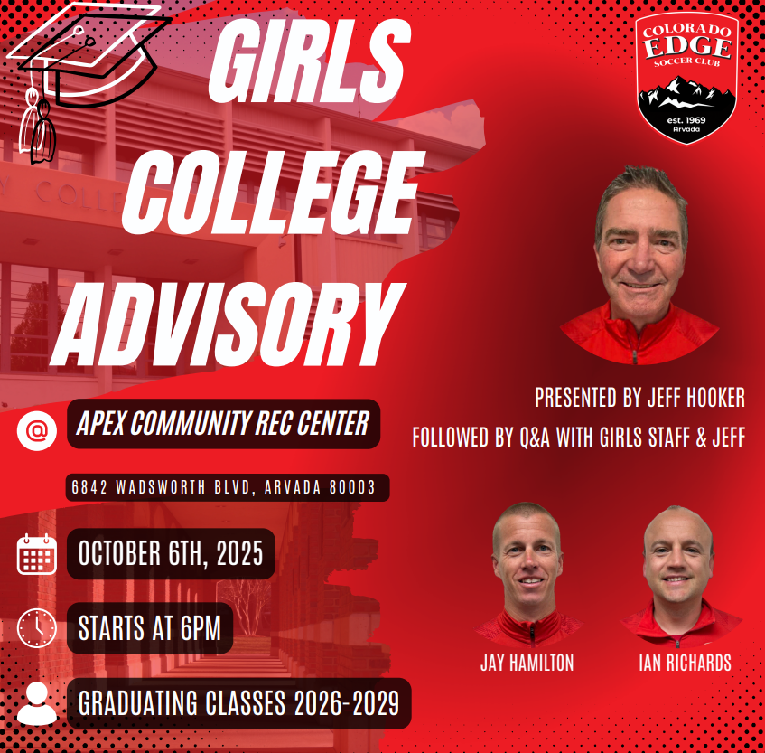 college, edge soccer, arvada, golden, higher education