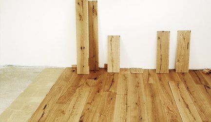 light brown wooden flooring