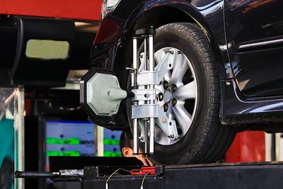 Wheel Alignments — Car Wheel Fixing with Wheel Alignment Clamp in Erie, Pa