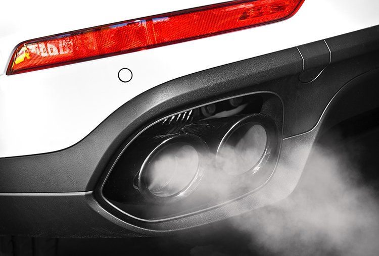 Mufflers & Exhaust Systems — Close Up of a Dual Exhaust Pipe in Erie, PA