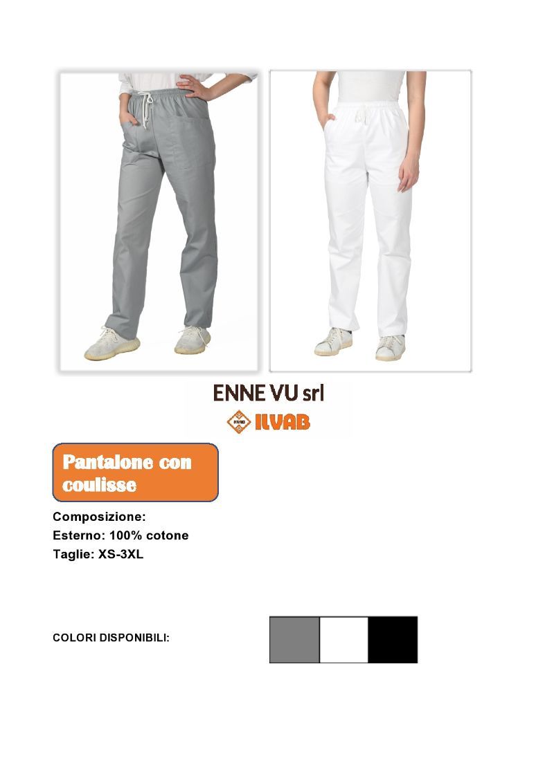 pantalone con coulisse