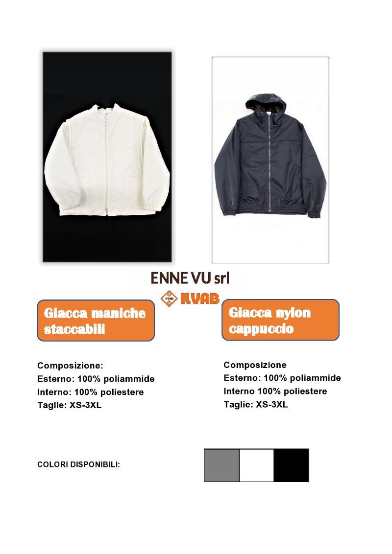 giacca maniche staccabili