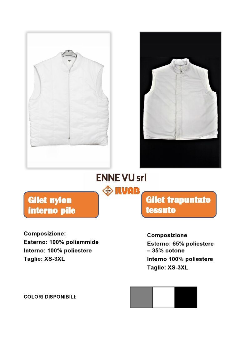 gilet in nylon