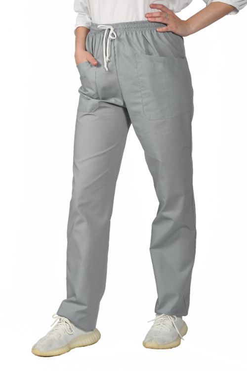 pantaloni grigi da lavoro