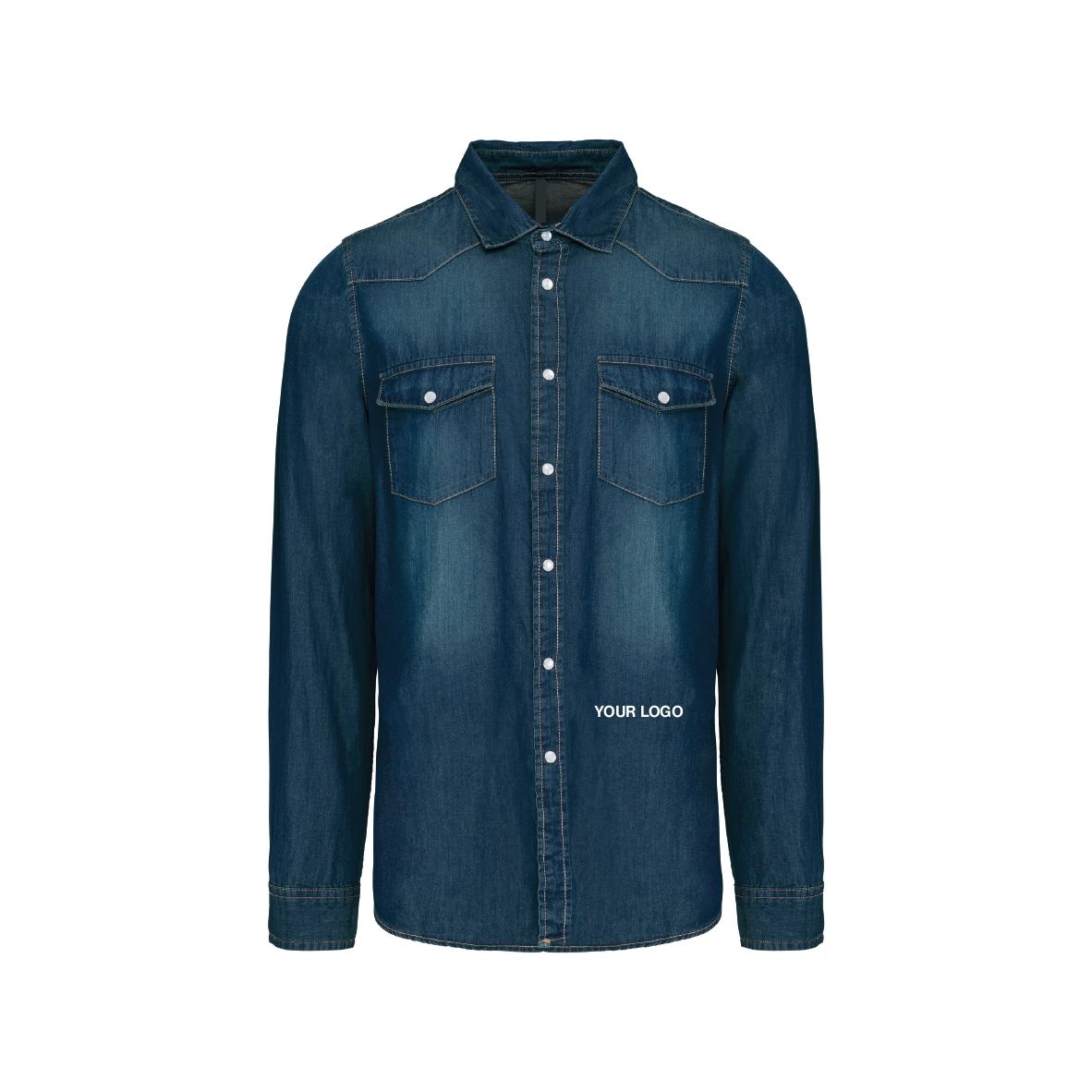 CAMICIA TEXANA DENIM PERSONALIZZATA