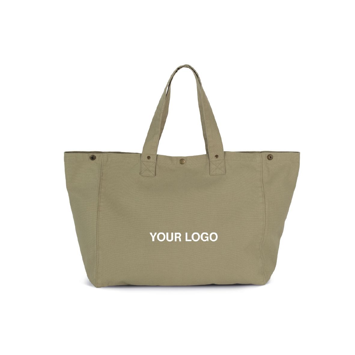 SHOPPER PREMIUM VINTAGE CON BOTTONI A PRESSIONE PERSONALIZZATA