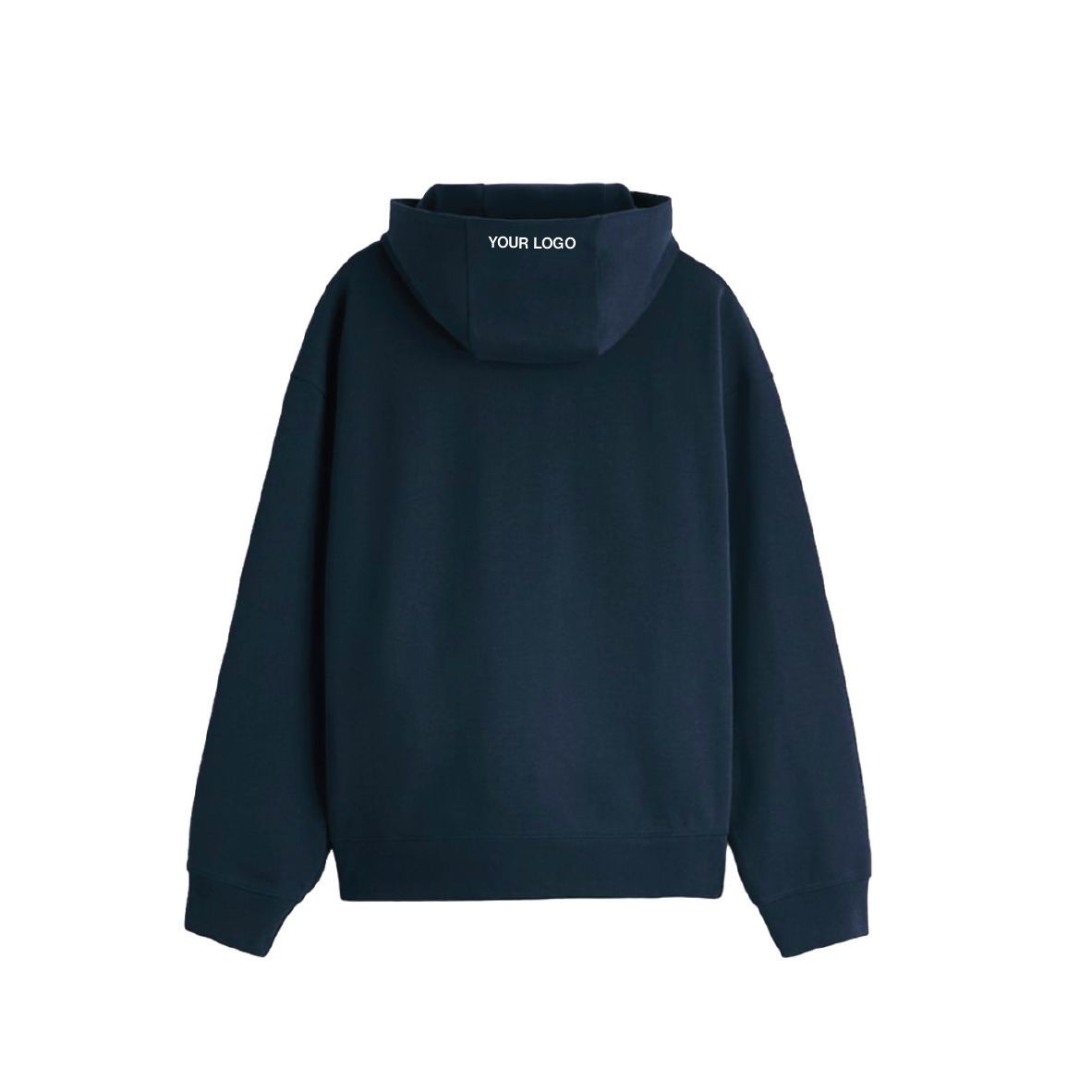 FELPA SGARZATA CON CAPPUCCIO PERSONALIZZATA