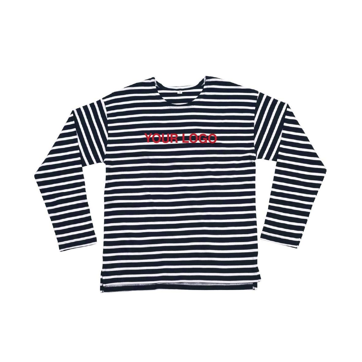 T-SHIRT MANICA LUNGA A RIGHE PERSONALIZZATA