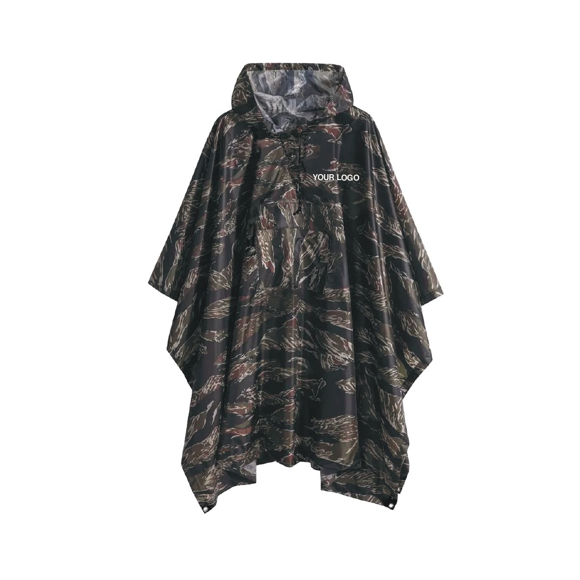 CAPPA MANTELLA K-WAY WIDBREAKER CAMOUFLAGE PERSONALIZZATO