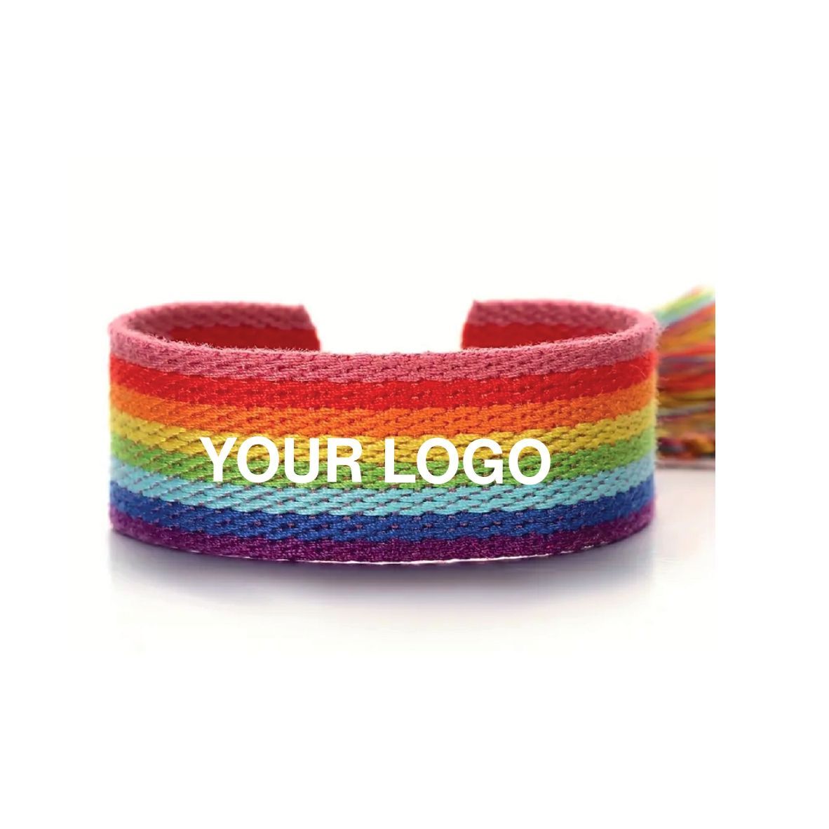 BRACCIIALETTO IN TESSUTO CON RICAMO PERSONALIZZATO