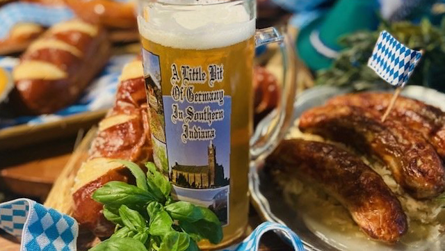 Meal With Beer — Jasper, IN — Schnitzelbank Restaurant