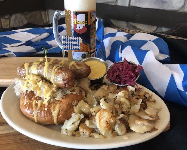 Sausage With Cheese — Jasper, IN — Schnitzelbank Restaurant