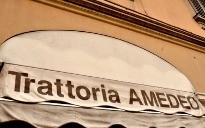 Antica insegna della trattoria