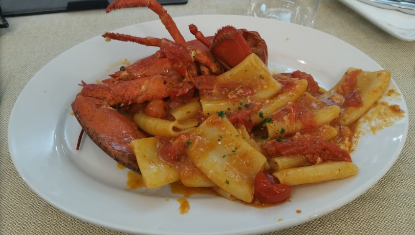 Pasta fresca con pesce