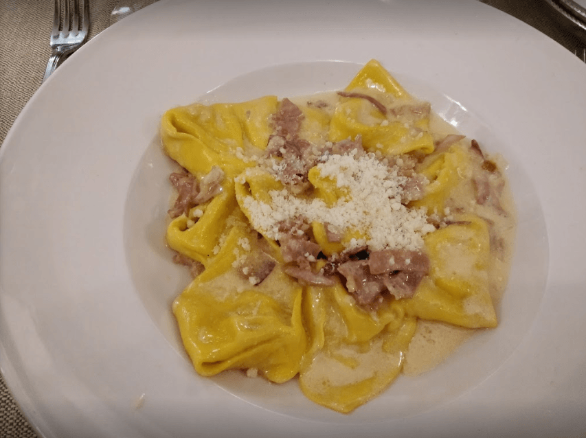 papparderlle con prosciutto