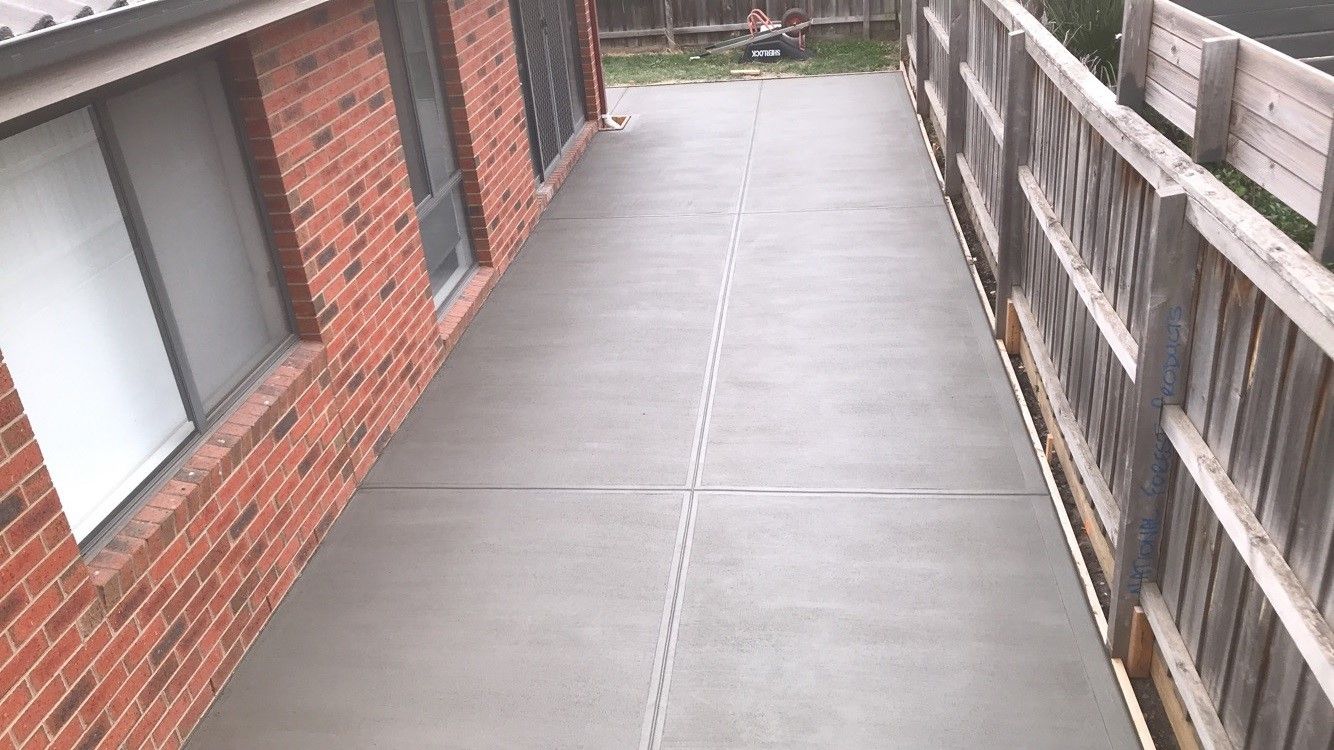 Plain Concrete Driveway — Reservoir, VIC — Metric Concreting