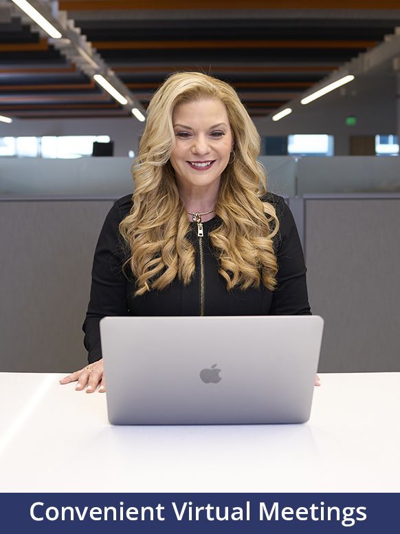 retirement coach maria during a virtual meeting with client