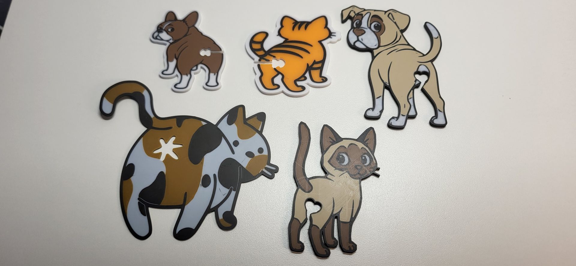 Diverse broodzak clips.