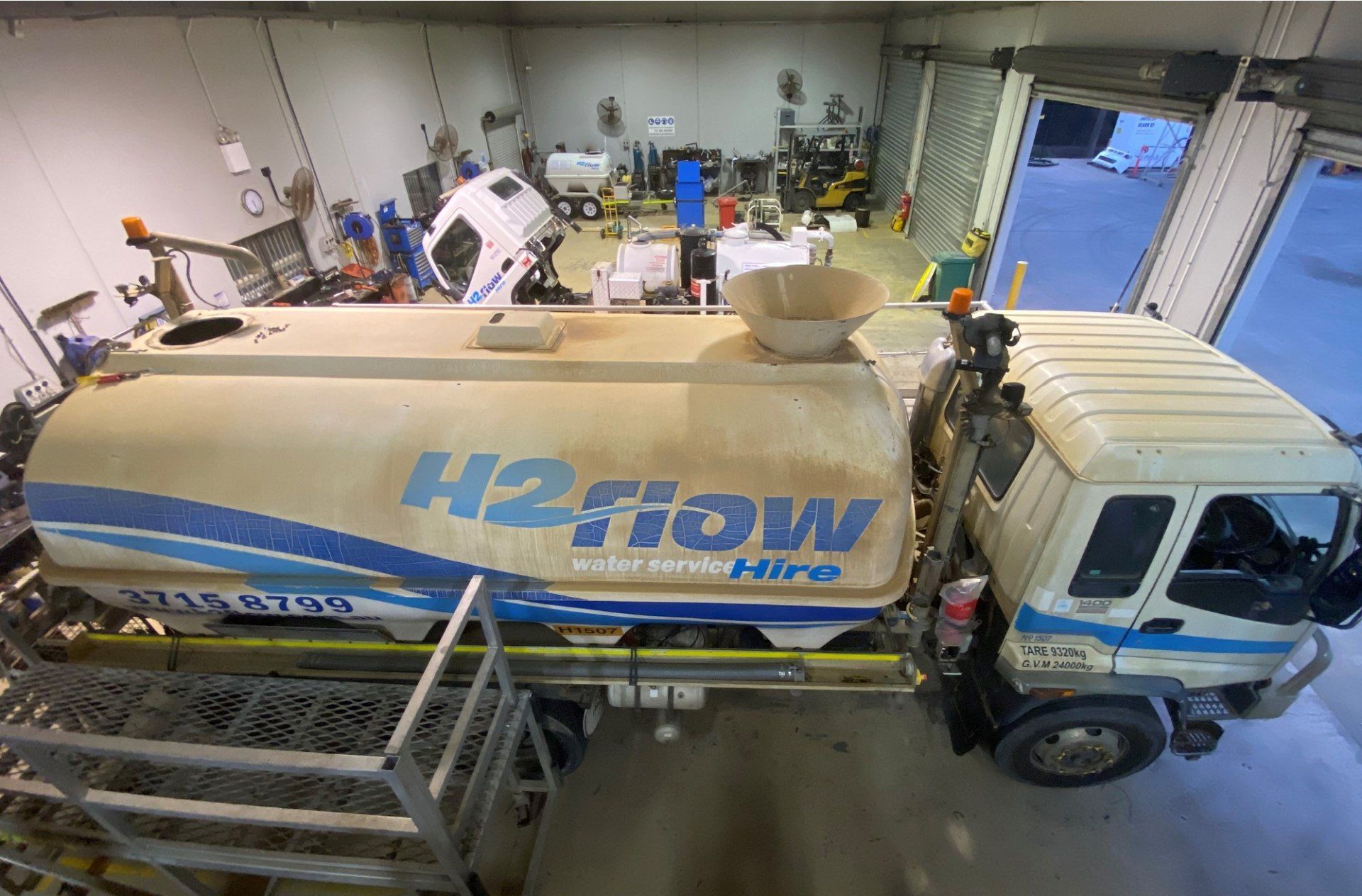H2flow Hire water truck transformation