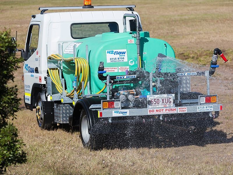 Water Truck & Trailer Wet Hire Brisbane H2flow Hire