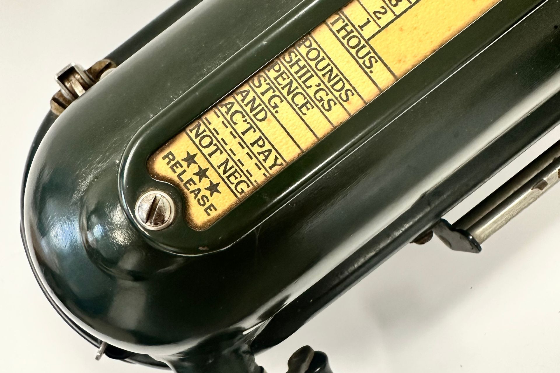 New acquisitions - cheque writer