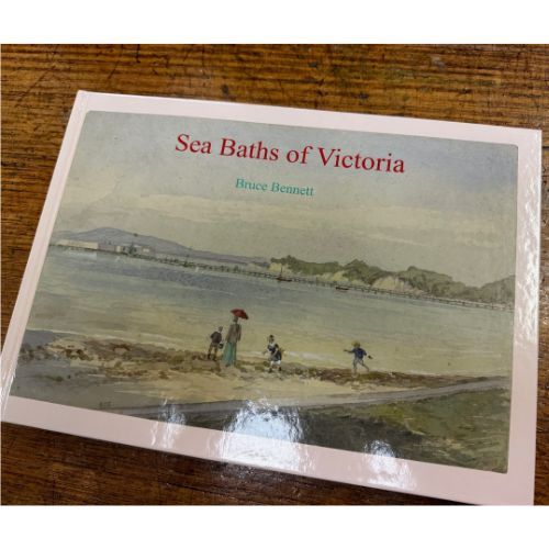 Front cover of book - Sea Baths of Victoria