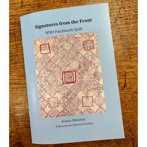 Front cover of booklet - Signatures from the front