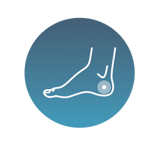 Relief of painful foot conditions icon