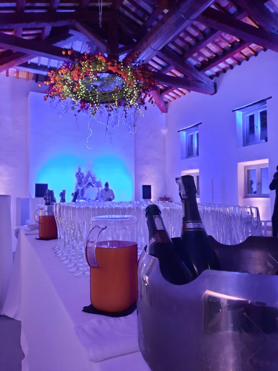 venue for events with evening lights