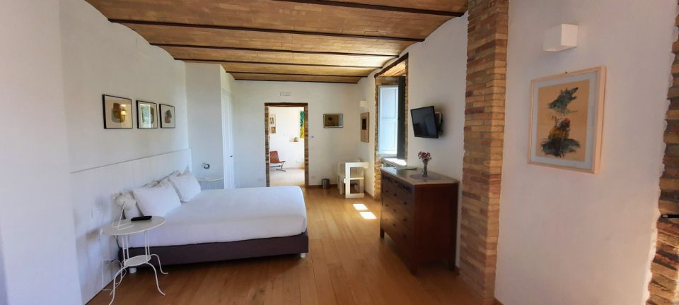 large family room with double bed