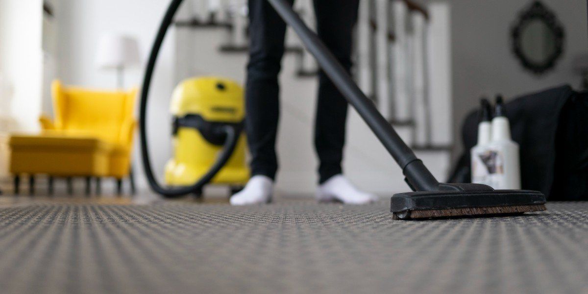 Vacuuming Carpet from Steam Smart Pro