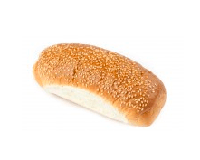 White Long Roll with Sesame
