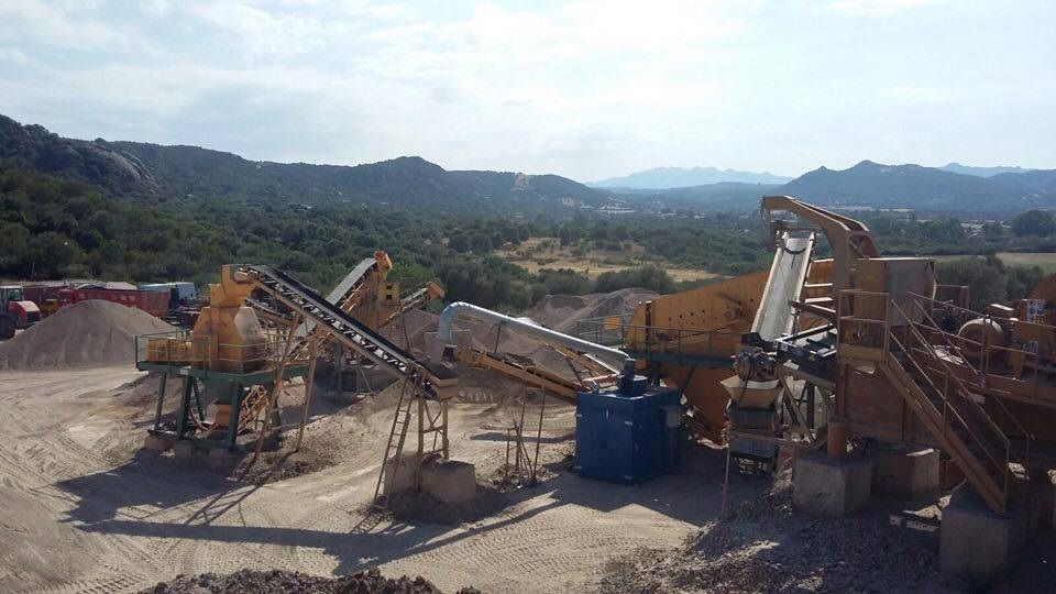 Produzione inerti per l'edilizia