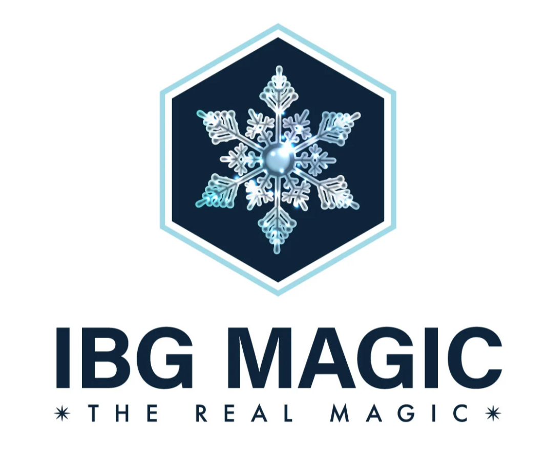 Logo: Snowflake inside a dark blue hexagon, light blue border, with Logo: Snowflake inside a dark blue hexagon, light blue border, with
