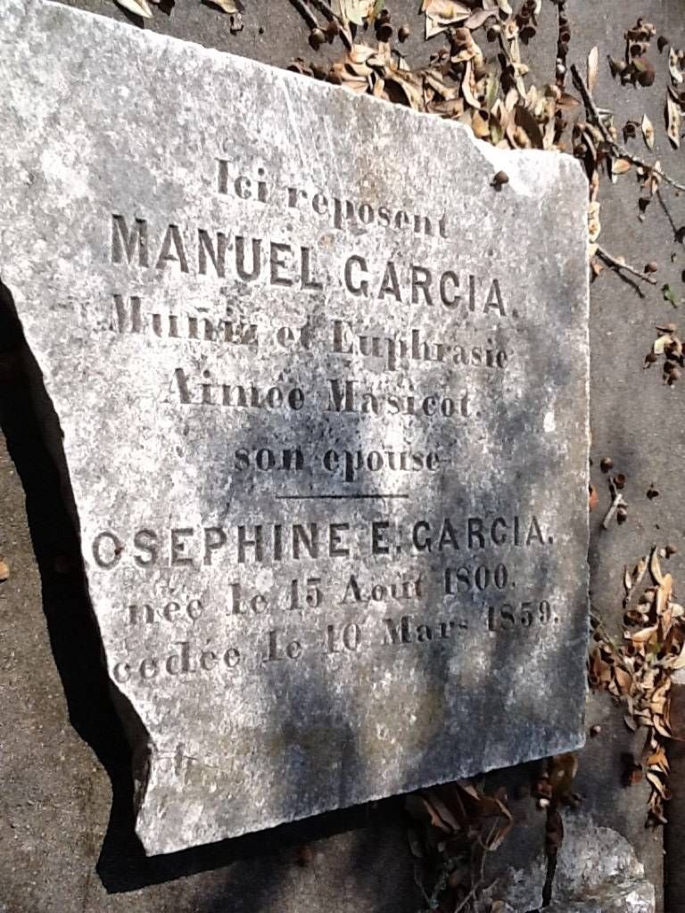 Manuel Garcia Headstone