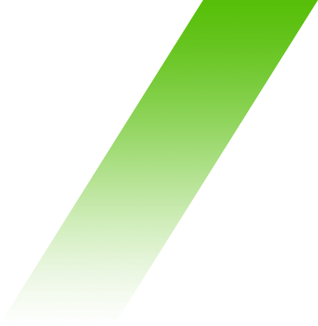 A green diagonal line on a white background.