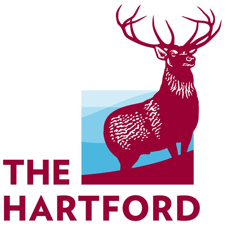 The hartford logo has a deer on it