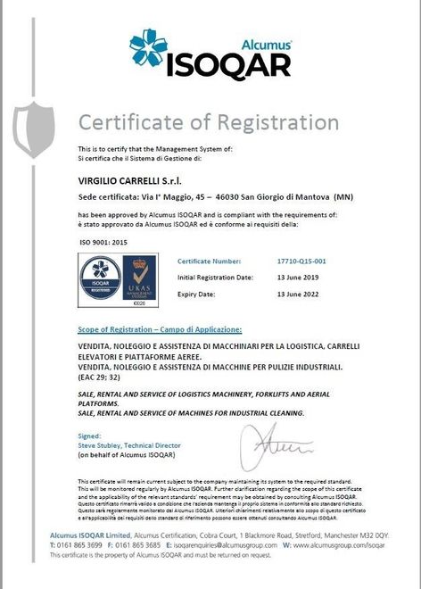 Certificazione ISOQAR